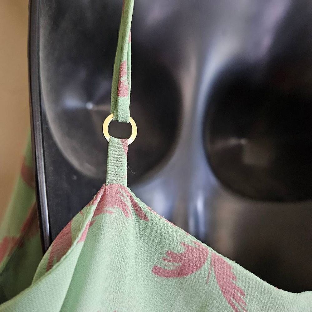 Show Me Your MuMu Sheer Bird Print Tank Top - Picture 7 of 8